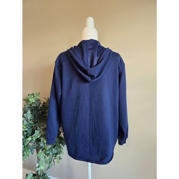 Janeve Shacket Navy Sz L Military theme - Picture 4 of 6